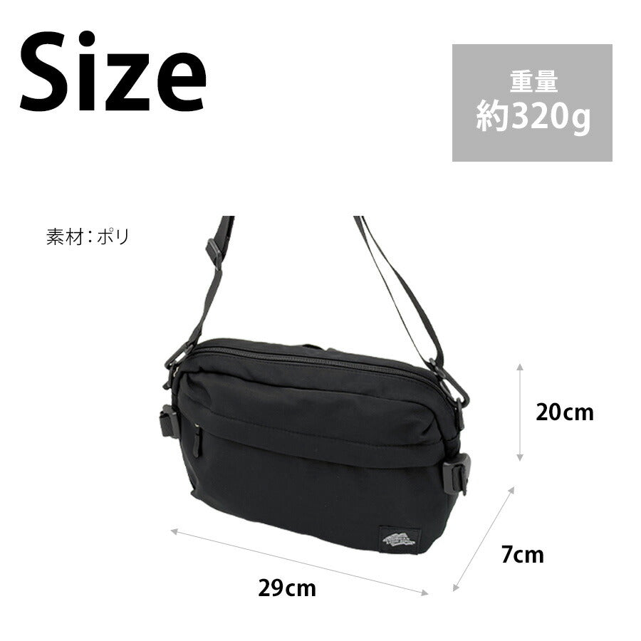 JEMORGAN jes112 ショルダー 斜め掛け ボディバッグ 鞄 カバン かばん バッグ 普段使い 使いやすい シンプル ユニセックス プレゼント ギフト ブラック