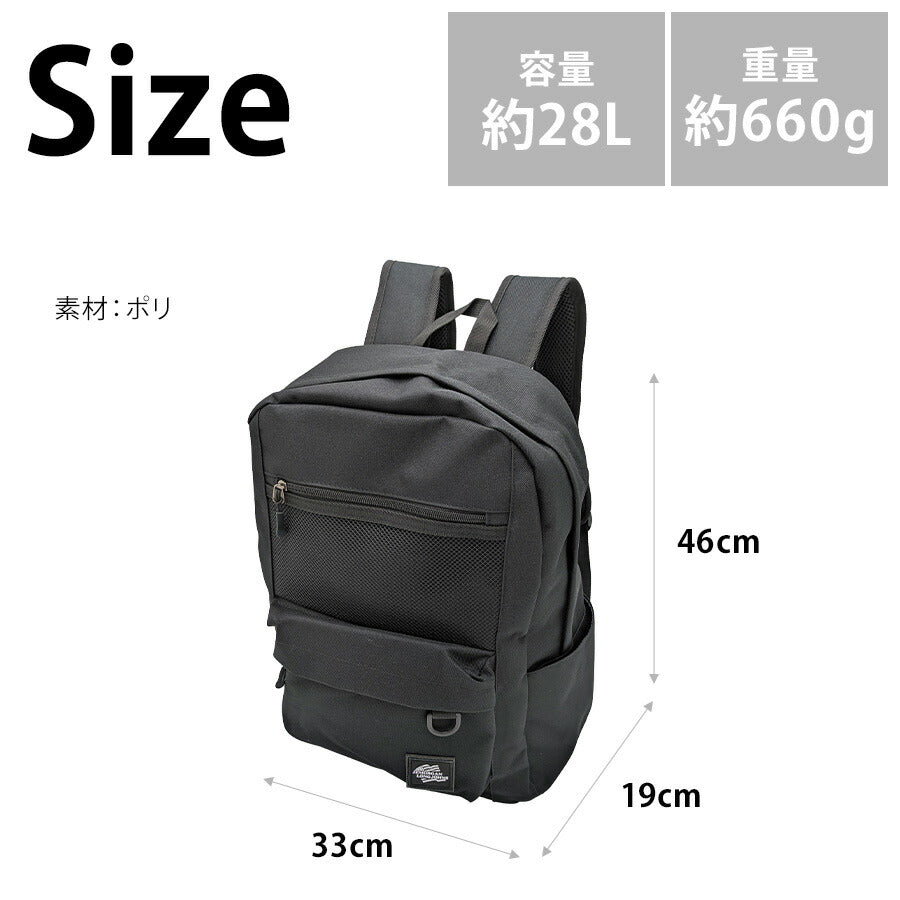 JEMORGAN jmb100 リュック バックパック 大容量 鞄 カバン かばん バッグ 通勤 通学 普段使い 使いやすい シンプル ユニセックス プレゼント ギフト ブラック
