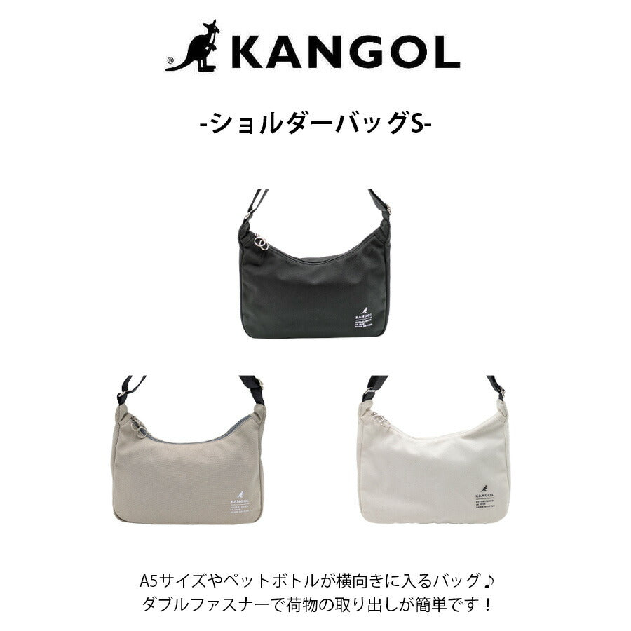 【レターパック配送/時間指定不可】【KANGOL】 250-02130 ショルダーバッグS 斜め掛け 肩掛け かばん バッグ ユニセックス ギフト プレゼント ブラック