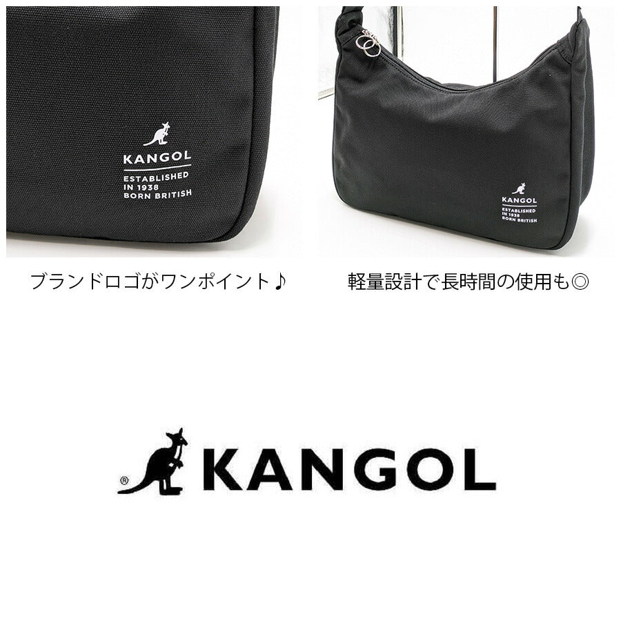 【レターパック配送/時間指定不可】【KANGOL】 250-02130 ショルダーバッグS 斜め掛け 肩掛け かばん バッグ ユニセックス ギフト プレゼント ブラック