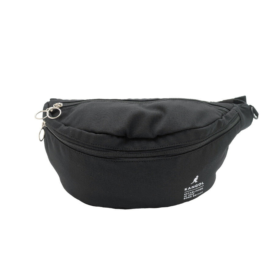 【KANGOL】250-02133 スリリングバッグL 斜め掛け かばん 鞄 カバン 普段使い 使いやすい シンプル カジュアル ユニセックス ギフト プレゼント ブラック