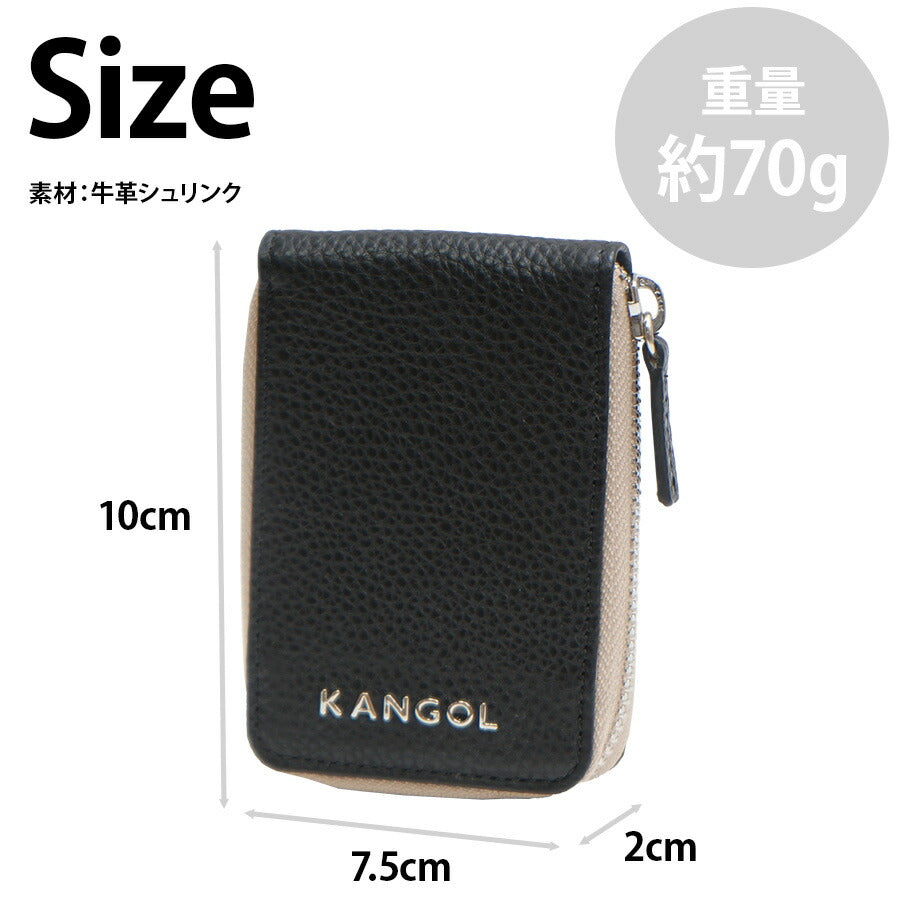 【KANGOL】250-10150 コインケース 財布 小銭入れ さいふ サイフ コインケース ウォレット コンパクト カジュアル シンプル カンゴール ブラック ネイビー アイボリー 使いやすい かわいい おしゃれ ユニセックス