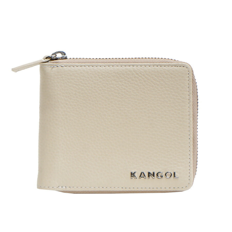 【SNSで話題のレザーケアクリームプレゼント中!】【KANGOL】250-10153 L字二つ折り財布 財布 折り財布 L字さいふ サイフ ウォレット コンパクト カジュアル シンプル カンゴール かわいい おしゃれ ユニセックス 牛革 シュリンク collonil コロニル