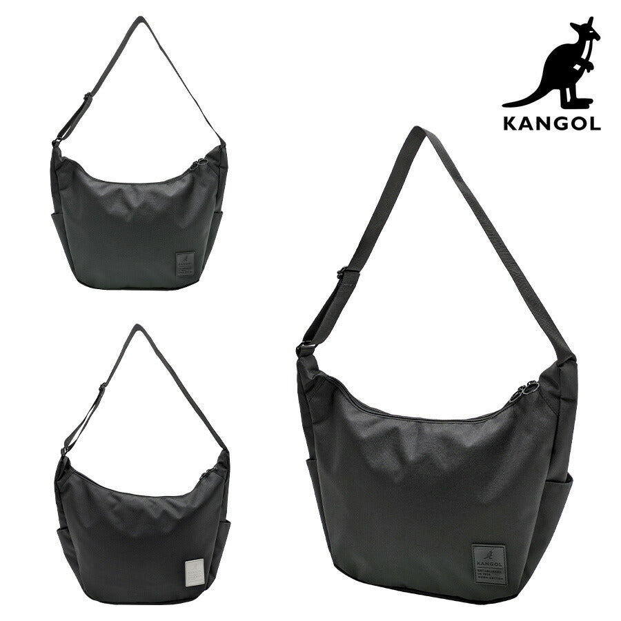 【KANGOL】 250-4010 ショルダーバッグ かばん バッグ 斜め掛け おしゃれ シンプル 使いやすい 普段使い 便利 ユニセックス カンゴール プレゼント ブラック