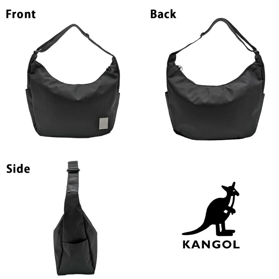 【KANGOL】 250-4011 ショルダーバッグ かばん バッグ 斜め掛け おしゃれ シンプル 使いやすい 普段使い 便利 ユニセックス カンゴール プレゼント ブラック