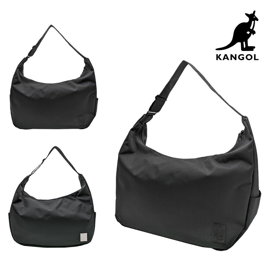 【KANGOL】 250-4012 ショルダーバッグ かばん バッグ 斜め掛け おしゃれ シンプル 使いやすい 普段使い 便利 ユニセックス カンゴール プレゼント ブラック