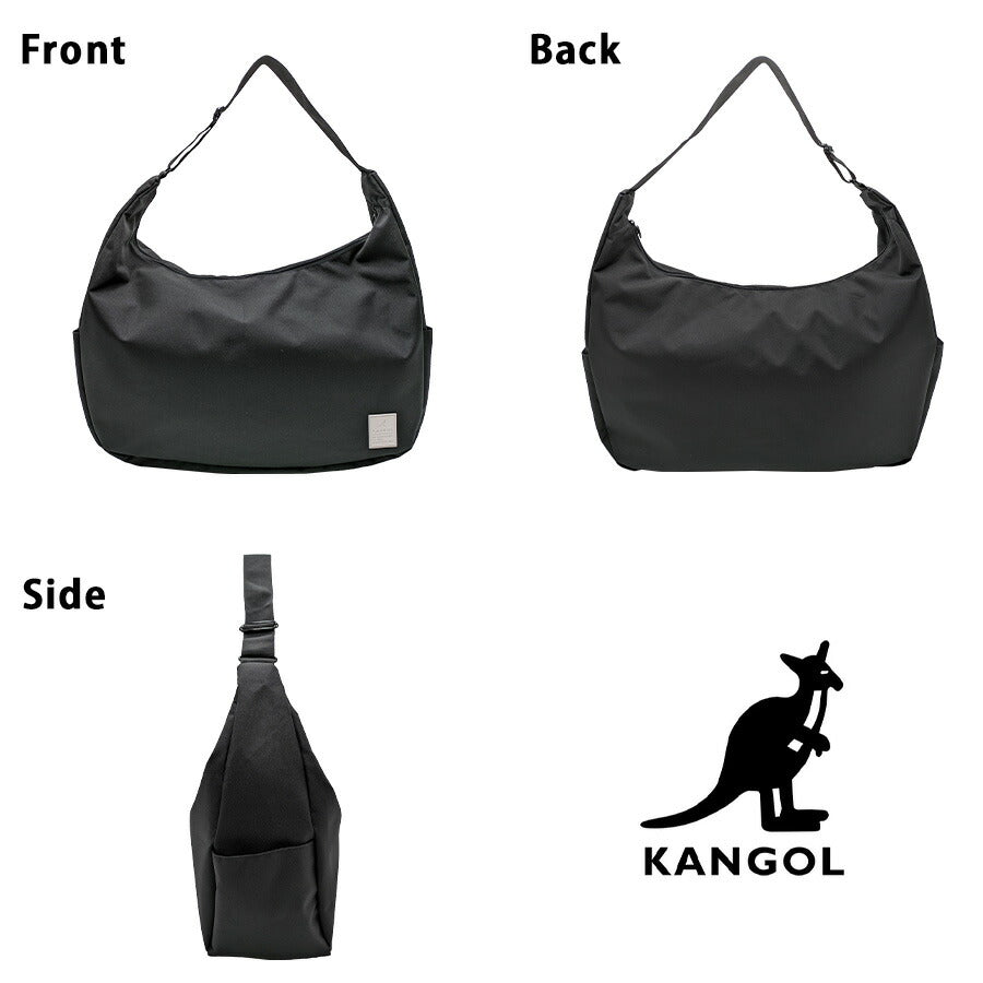 【KANGOL】 250-4012 ショルダーバッグ かばん バッグ 斜め掛け おしゃれ シンプル 使いやすい 普段使い 便利 ユニセックス カンゴール プレゼント ブラック