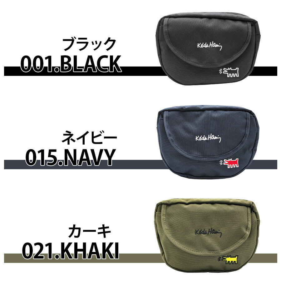 【KeithHaring】 15629 フラップショルダーバッグ 鞄 かばん カバン バッグ 斜め掛け キースへリング 普段使い 使いやすい 便利 プレゼント 贈り物 ギフト