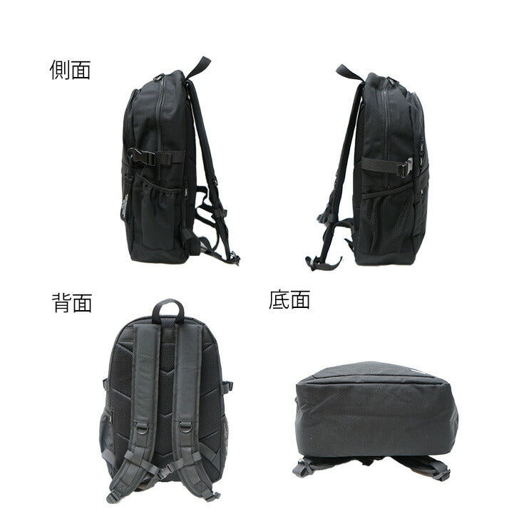 【KeithHaring】リュック 大容量15712 ラウンドバックパック26L 鞄 カバン 通学 スクール キースヘリング ユニセックス ブラック ストリート 普段使い 大容量 高校生 大学生