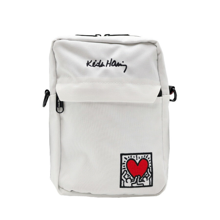 【KeithHaring】 bag001 縦型ショルダーバッグ 鞄 かばん カバン バッグ 斜め掛け キースへリング 普段使い 使いやすい 便利 プレゼント 贈り物 ギフト