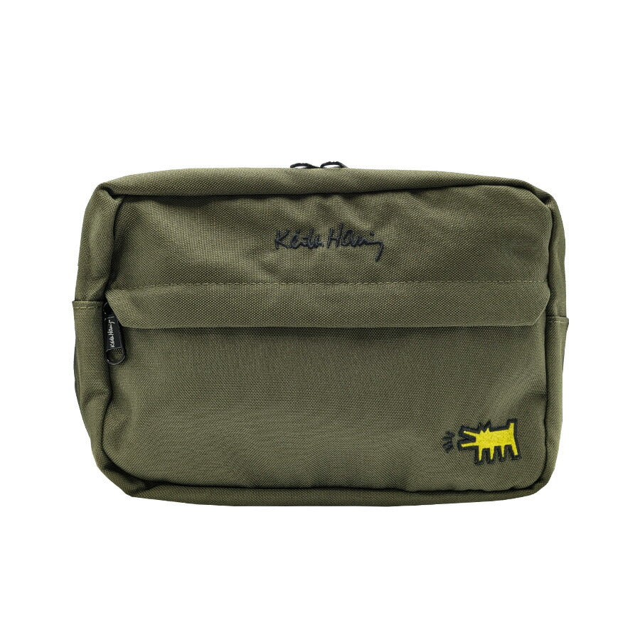 【KeithHaring】 bag002 横型ショルダーバッグ 鞄 かばん カバン バッグ 斜め掛け キースへリング 普段使い 使いやすい 便利 プレゼント 贈り物 ギフト