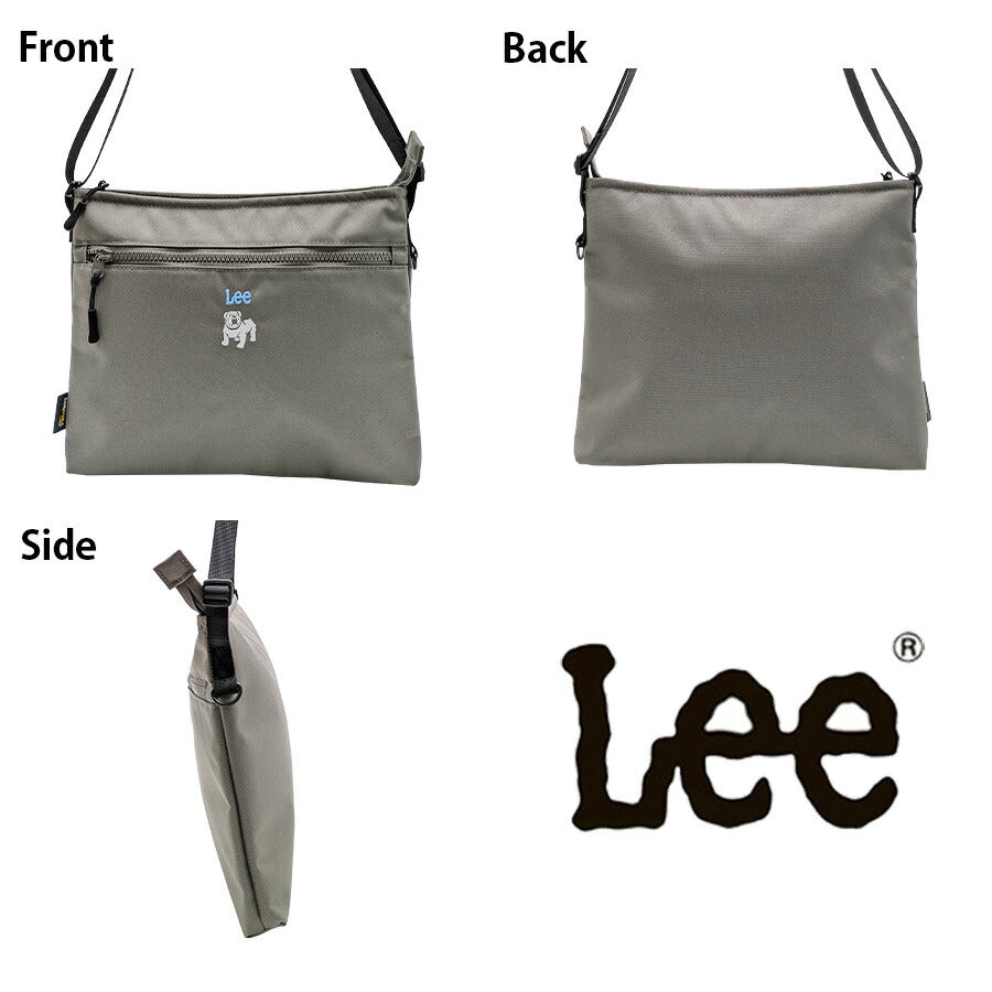 【Lee】320-01231 boss サコッシュ 斜め掛け レディース かばん カバン 鞄 バッグ シンプル リー グレー キャメル カーキ 使いやすい お出かけ 普段使い お出かけ おしゃれ かわいい 便利