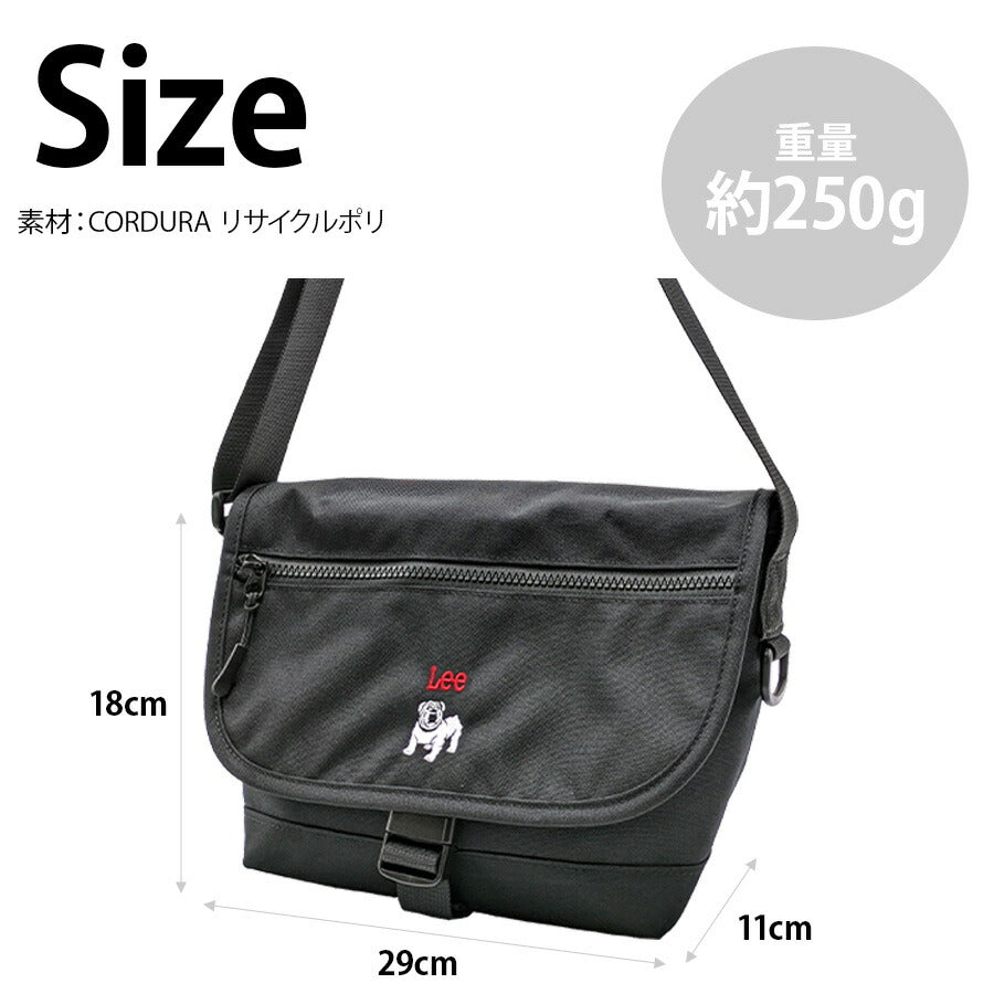 【Lee】320-01235 boss かぶせショルダー 斜め掛け レディース かばん カバン 鞄 バッグ シンプル リー ブラック グレー キャメル カーキ 使いやすい お出かけ 普段使い お出かけ おしゃれ 便利