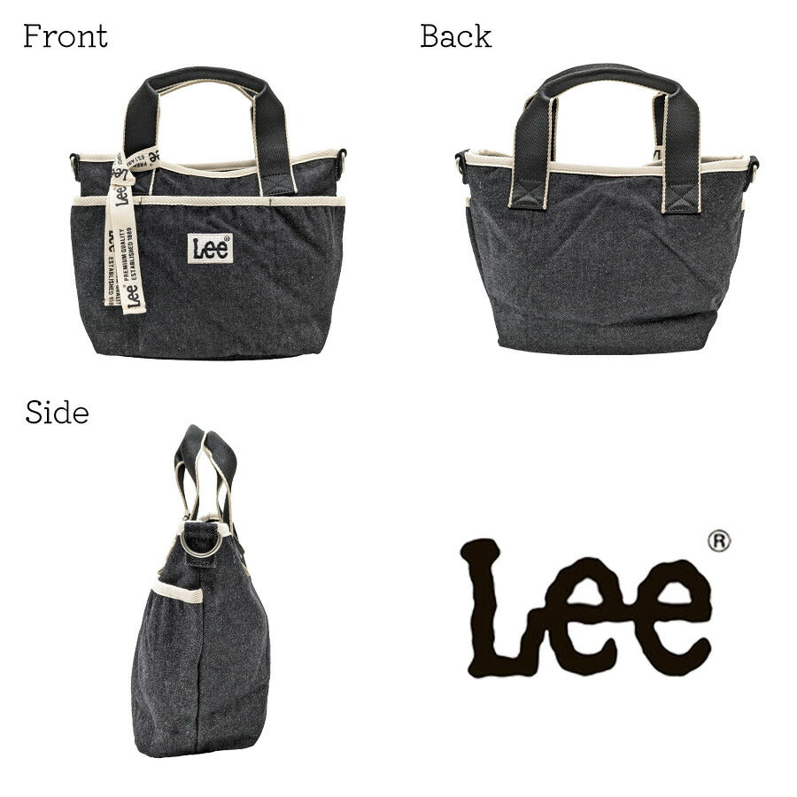 【Lee】320-01311 LIFE 2WAYトートバッグS 斜め掛け レディース かばん カバン 鞄 バッグ シンプル リー ブラック ネイビー ホワイトネイビー 使いやすい お出かけ 普段使い お出かけ おしゃれ かわいい 便利 デニム