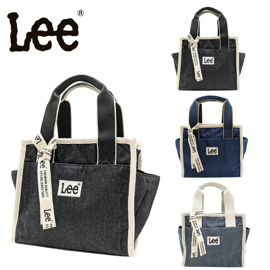 【Lee】320-01312 LIFE トートバッグS 手持ち レディース かばん カバン 鞄 バッグ シンプル リー ブラック ネイビー ホワイトネイビー 使いやすい お出かけ 普段使い お出かけ おしゃれ かわいい 便利 デニム