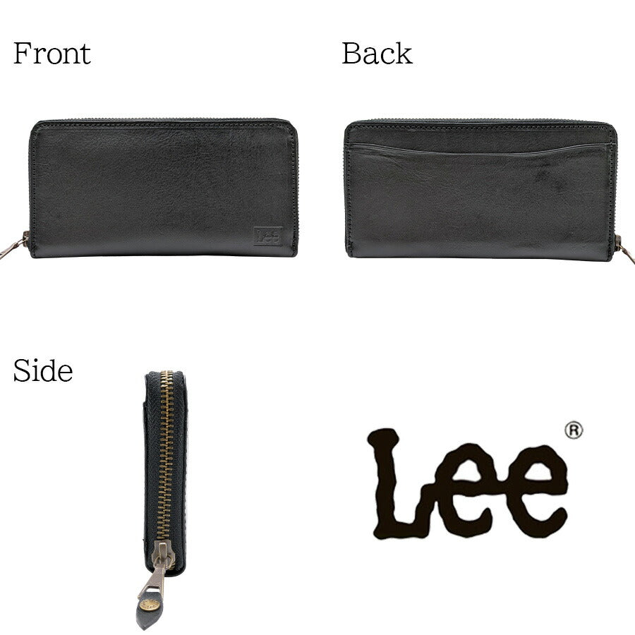 【Lee】320-01794 長財布 メンズ ウォレット 財布 サイフ さいふ 牛革 イタリアンレザー シンプル リー ブラック グリーン チョコ 使いやすい 普段使い プレゼント ギフト おしゃれ