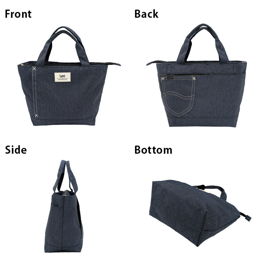 【レターパック配送/時間指定不可】【Lee】 320-1334 トートバッグ 手持ち 普段使い 使いやすい コンパクト かばん カバン ユニセックス ギフト ネイビー
