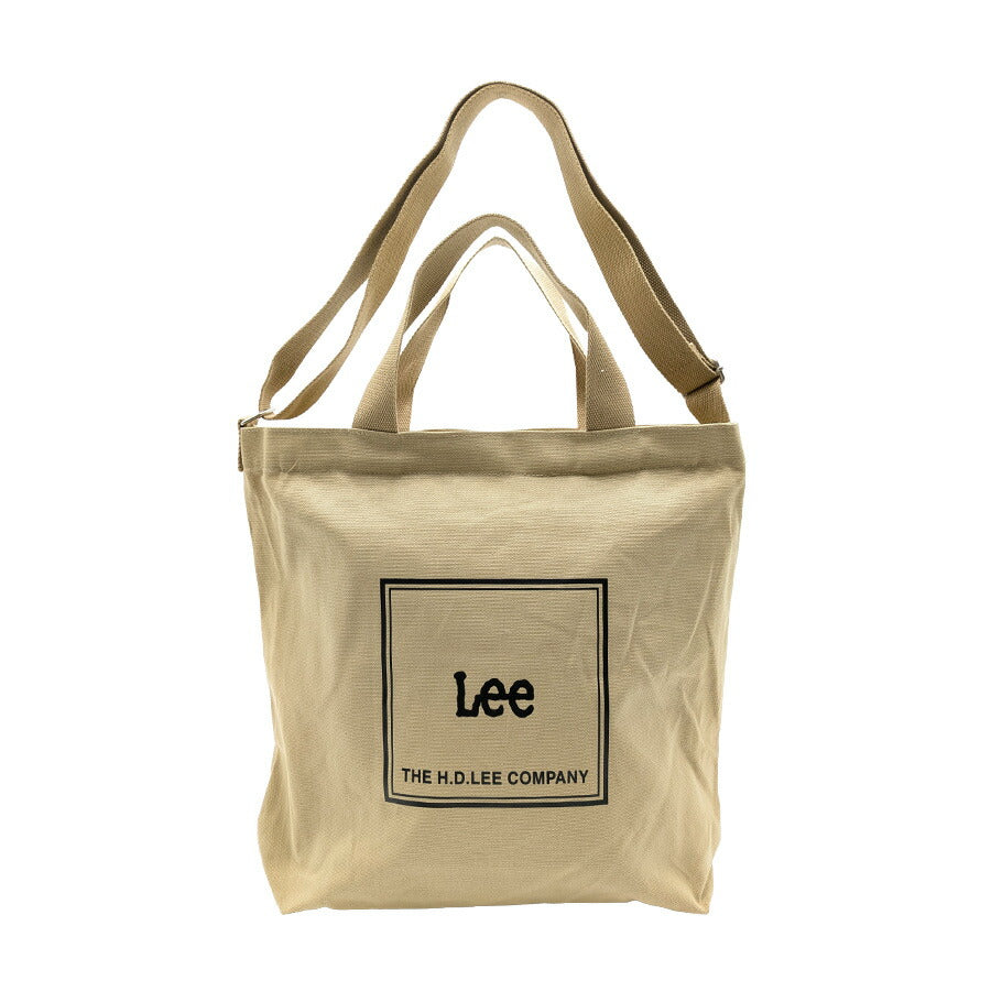 【Lee】 320-1352 2WAYバッグL かばん バッグ 手持ち 肩掛け 斜め掛け おしゃれ シンプル 使いやすい 普段使い 便利 ユニセックス リー プレゼント ブラック
