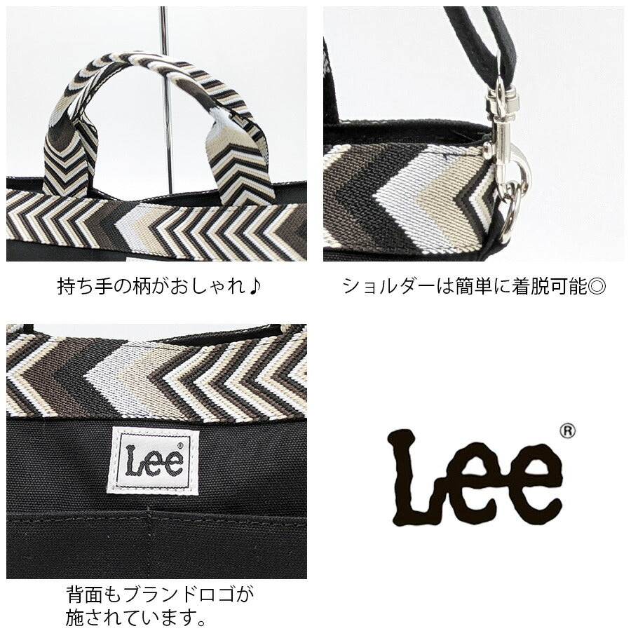 【クリックポスト/時間指定不可】【Lee】 320-1360 手提げバッグS 手持ち かばん バッグ カジュアル シンプル おしゃれ レディース ギフト プレゼント ブラック