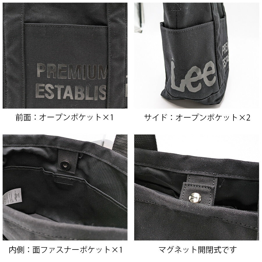 【レターパック配送/時間指定不可】【Lee】 320-1370 手提げバッグS 手持ち かばん バッグ カジュアル シンプル おしゃれ レディース プレゼント ブラック