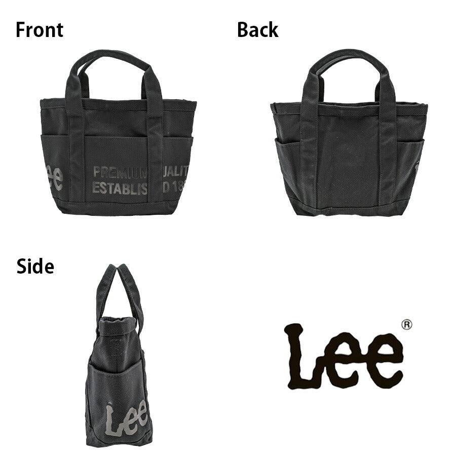 【レターパック配送/時間指定不可】【Lee】 320-1370 手提げバッグS 手持ち かばん バッグ カジュアル シンプル おしゃれ レディース プレゼント ブラック