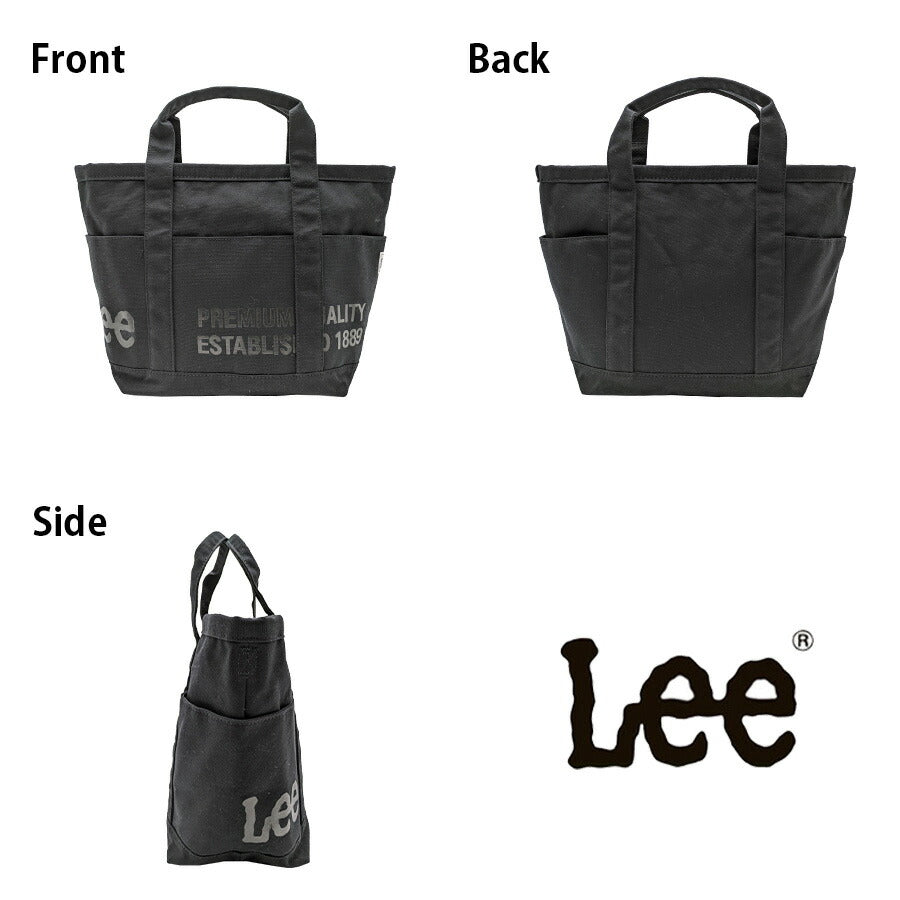 【レターパック配送/時間指定不可】【Lee】 320-1371 手提げバッグM 手持ち かばん バッグ カジュアル シンプル おしゃれ レディース プレゼント ブラック