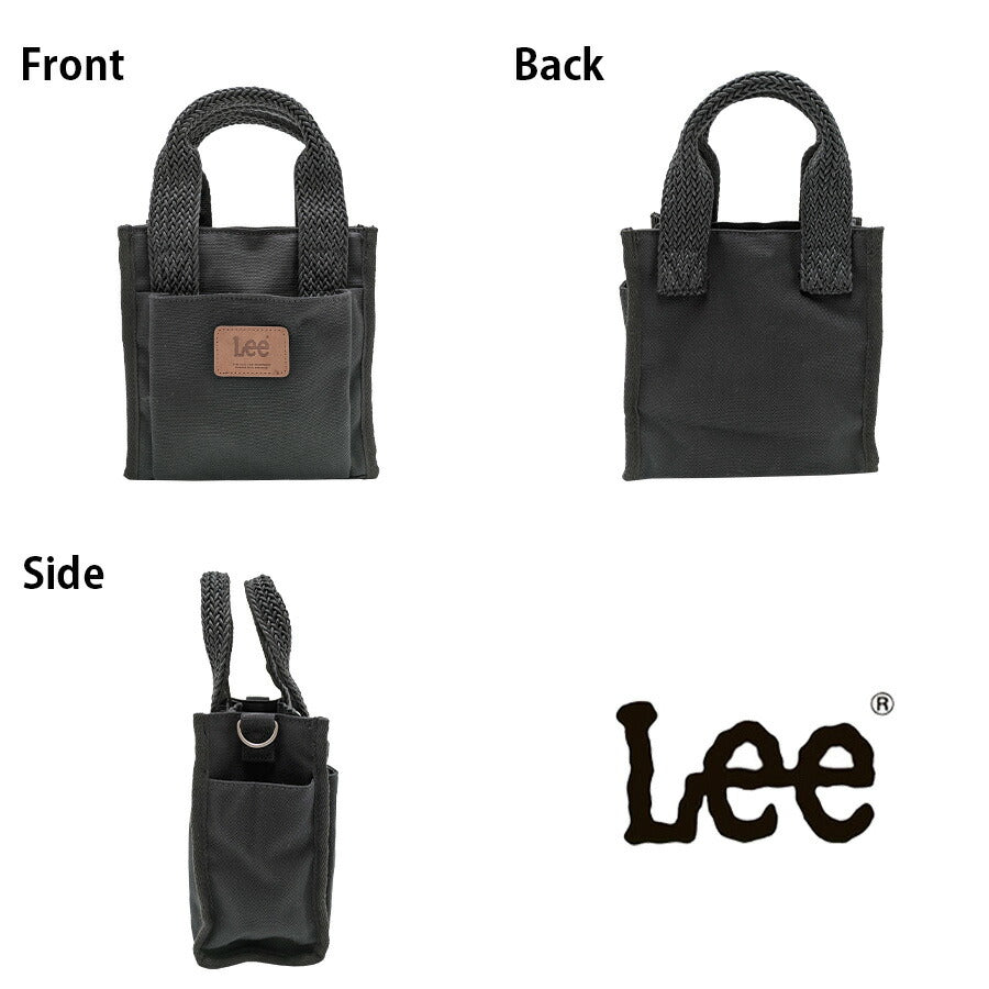 【レターパック配送/時間指定不可】【Lee】 320-1390 手提げバッグS 手持ち かばん バッグ カジュアル シンプル おしゃれ レディース プレゼント ブラック