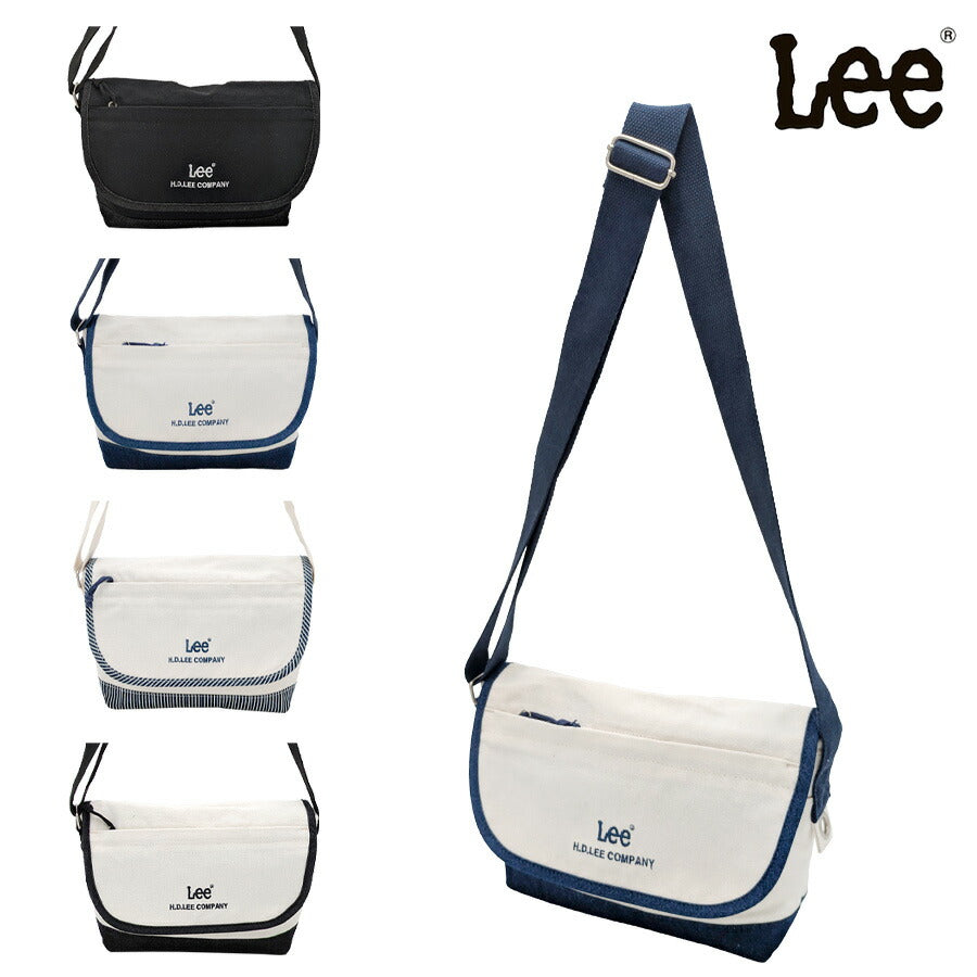 【レターパック配送/時間指定不可】【Lee】320-1403 Buddy かぶせショルダー 斜め掛け 普段使い 使いやすい シンプル おしゃれ レディース プレゼント ブラック