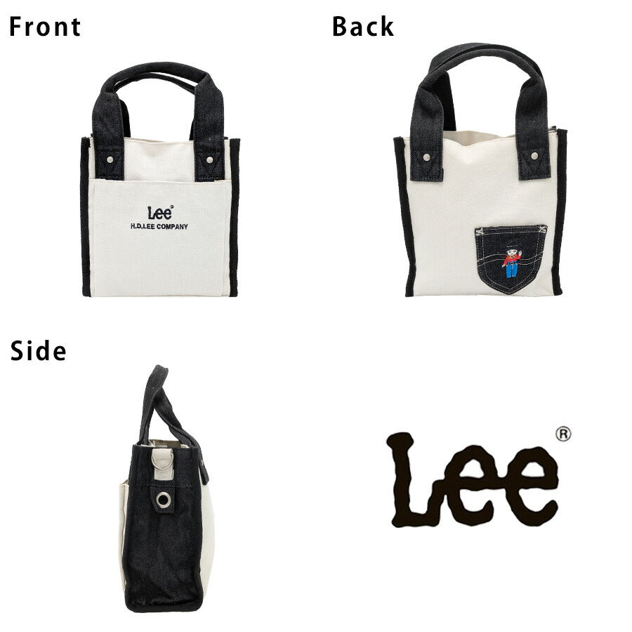 【レターパック配送/時間指定不可】【Lee】320-1404 Buddy 手提げ 斜め掛け 2WAY 普段使い 使いやすい シンプル おしゃれ レディース プレゼント ブラック