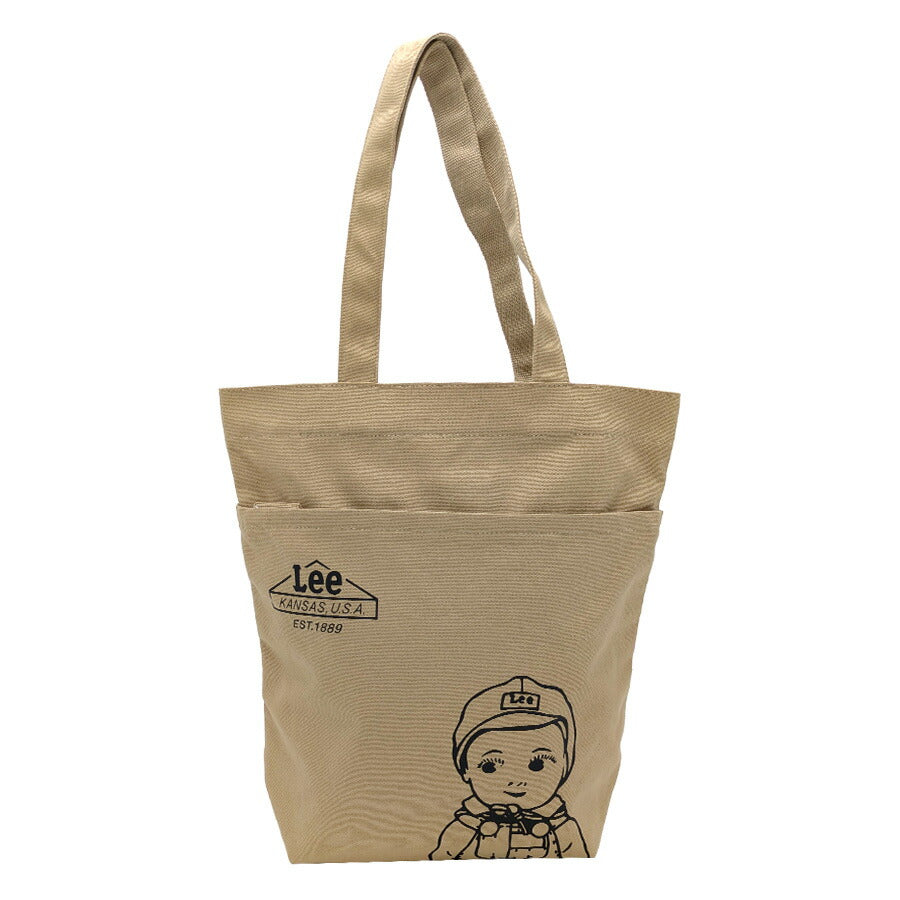 【レターパック配送/時間指定不可】【Lee】320-1430 Buddyll トートバッグ 大容量 普段使い 使いやすい シンプル おしゃれ レディース プレゼント ブラウン