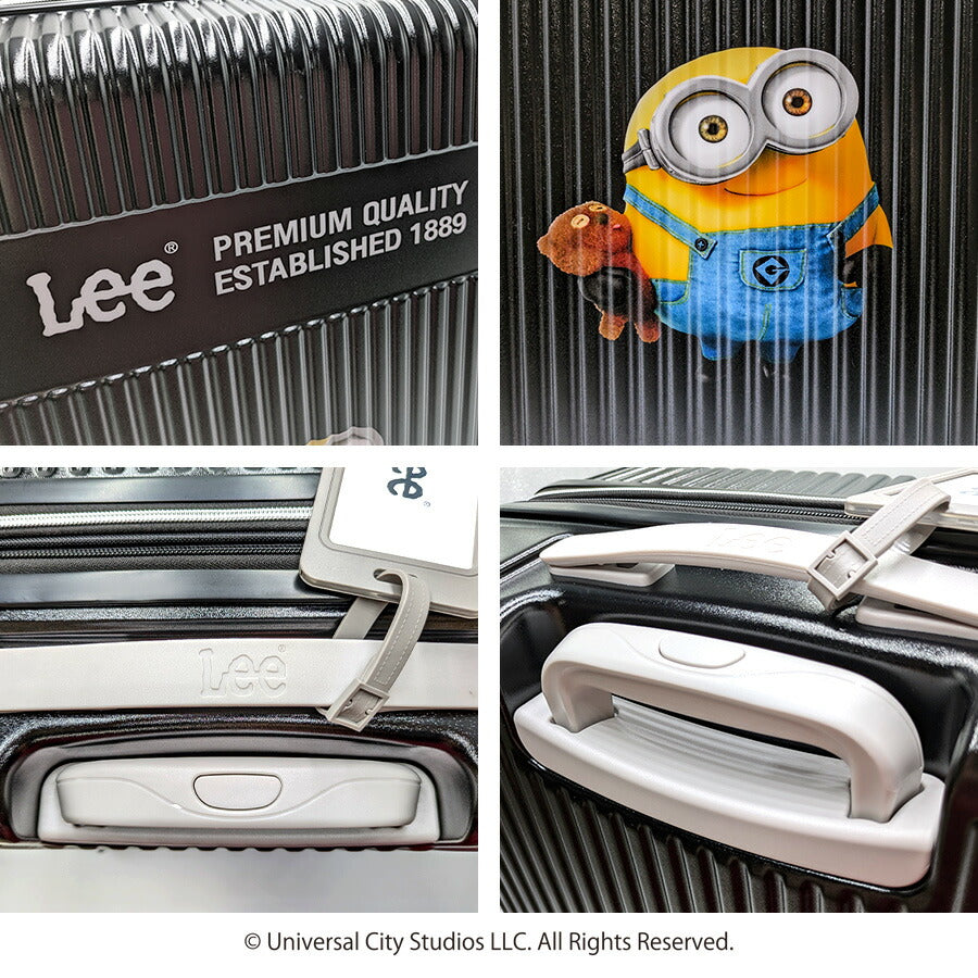 【Lee】320-30000 37L 42L キャリーケース Sサイズ ミニオン リー スーツケース ハードタイプ 1泊 2泊 かわいい おしゃれ ファッション ブランド ピンク スカイ ホワイト