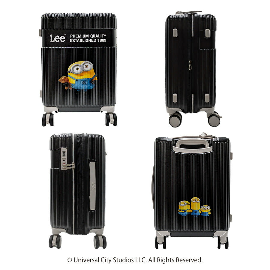 【Lee】320-30000 37L 42L キャリーケース Sサイズ ミニオン リー スーツケース ハードタイプ 1泊 2泊 かわいい おしゃれ ファッション ブランド ピンク スカイ ホワイト