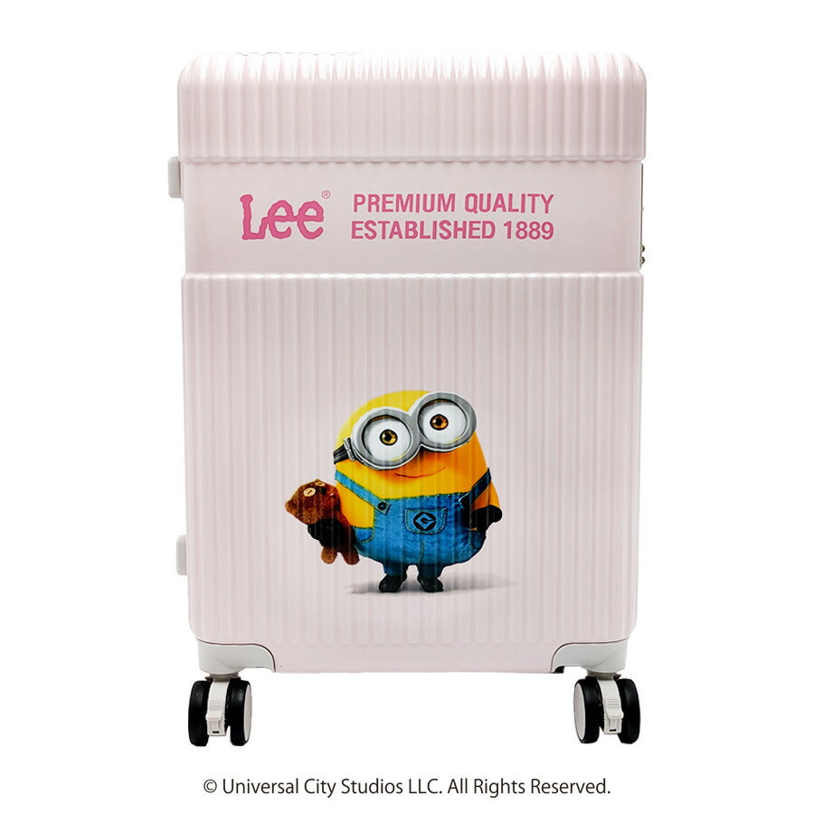 【Lee】320-30001 52L 58L キャリーケース Mサイズ ミニオン リー スーツケース ハードタイプ 3泊 5泊 かわいい おしゃれ ファッション ブランド ピンク スカイ ホワイト