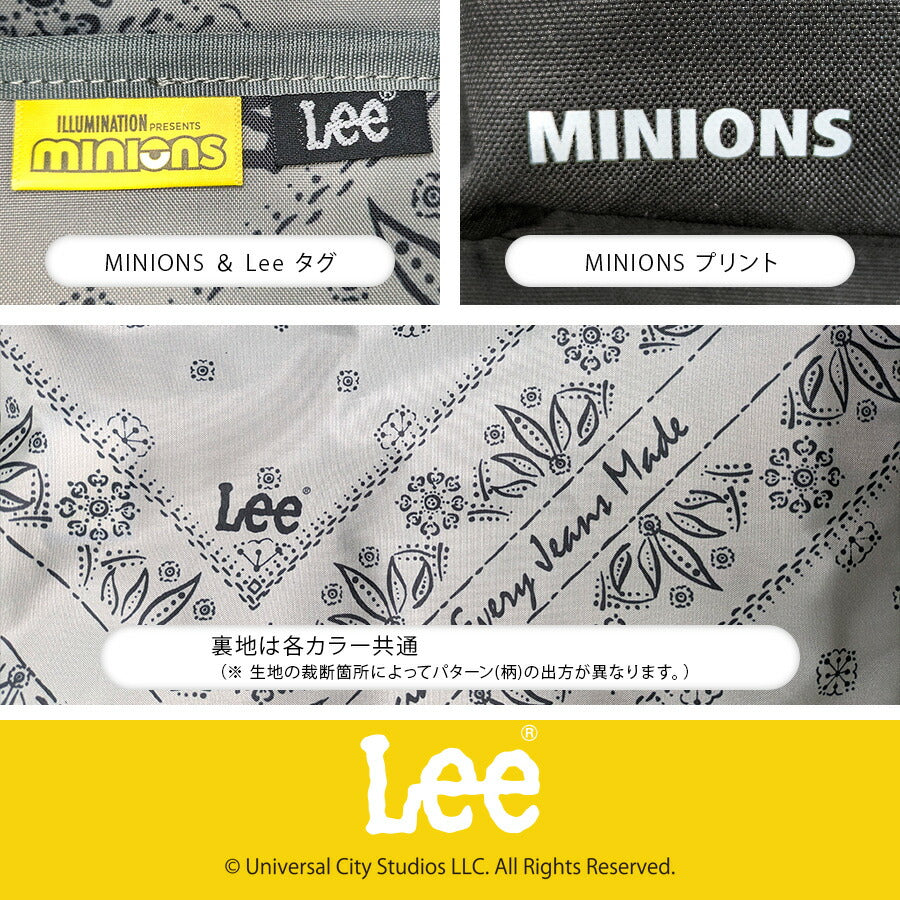 【Lee】320-30031 ミニオン ウエストバッグ かばん 斜め掛け ショルダー カバン 鞄 バッグ シンプル リー イエロー ブルー 使いやすい かわいい おしゃれ お出かけ 普段使い 日常 キャラクター コラボ ユニセックス