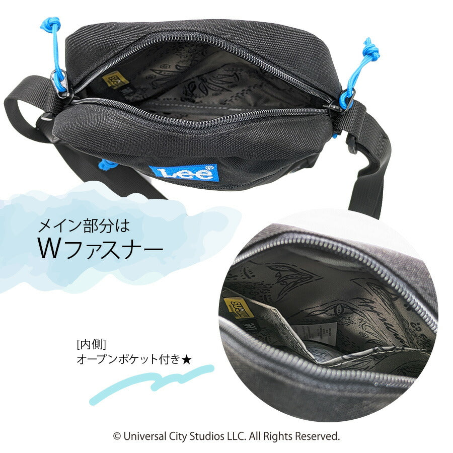 【Lee】320-30030 ミニオン ミニショルダーバッグ かばん 斜め掛け ショルダー カバン 鞄 バッグ シンプル リー イエロー ブルー 使いやすい かわいい おしゃれ お出かけ 普段使い 日常 キャラクター コラボ