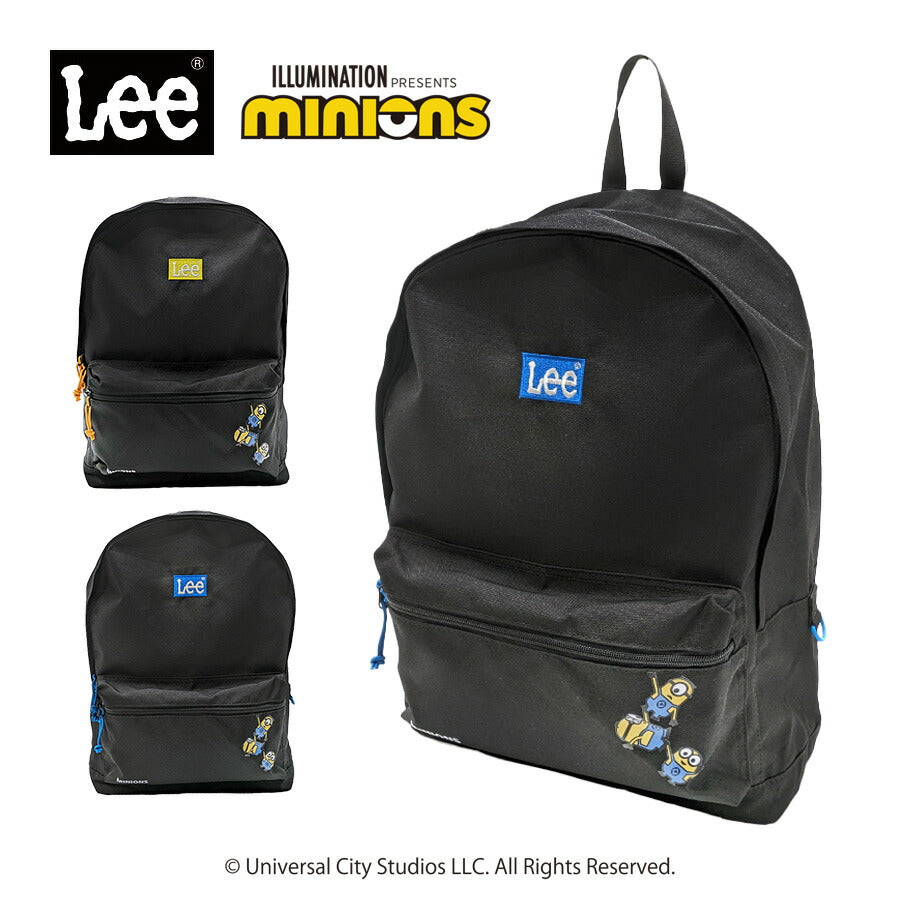 【Lee】リュック 大容量 320-30031 ミニオン バックパック かばん リュック カバン 鞄 バッグ シンプル リー イエロー ブルー 使いやすい かわいい おしゃれ お出かけ 普段使い 日常 キャラクター コラボ ユニセックス