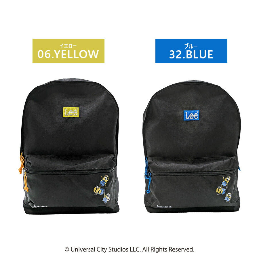 【Lee】リュック 大容量 320-30031 ミニオン バックパック かばん リュック カバン 鞄 バッグ シンプル リー イエロー ブルー 使いやすい かわいい おしゃれ お出かけ 普段使い 日常 キャラクター コラボ ユニセックス
