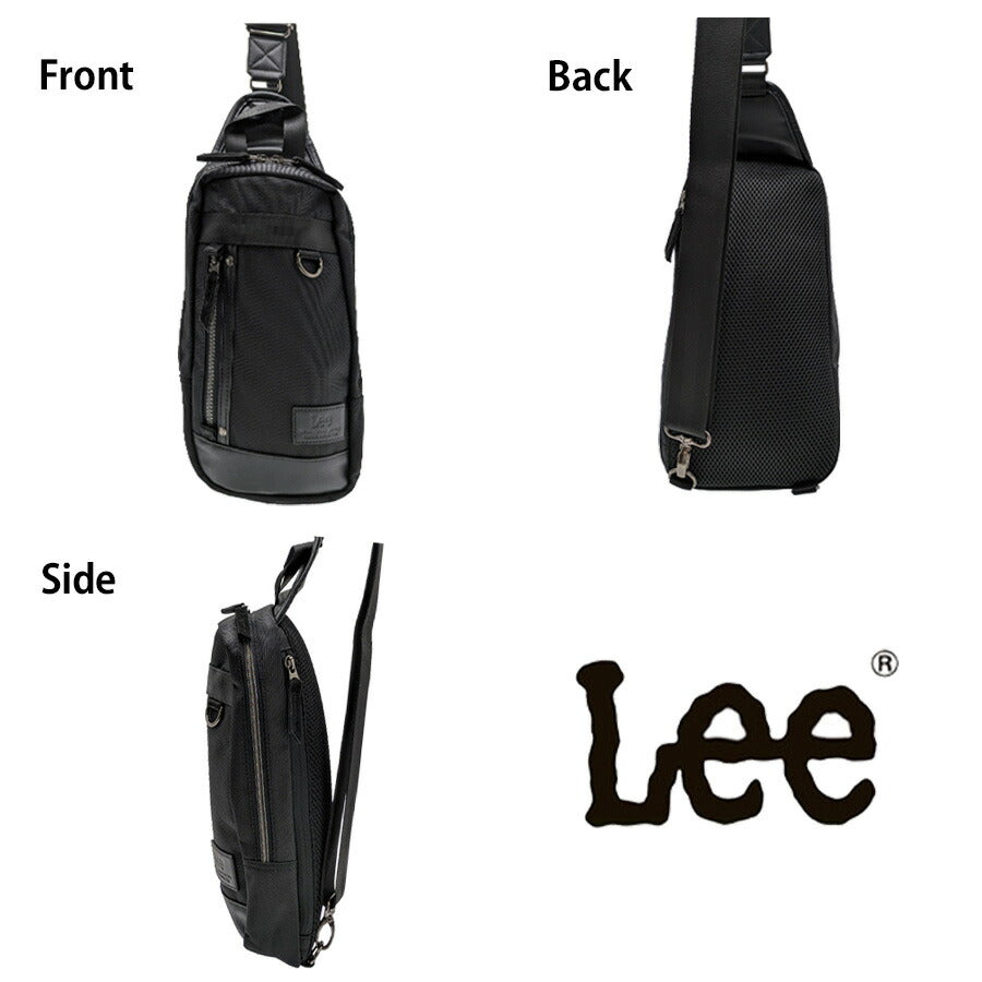 【Lee】320-3280 ボディバッグ 鞄 ショルダーバッグ バッグ 収納 斜め掛け 肩掛けトラベル 通勤 通学 アウトドア お出かけ 観戦 プレゼント 父の日 誕生日