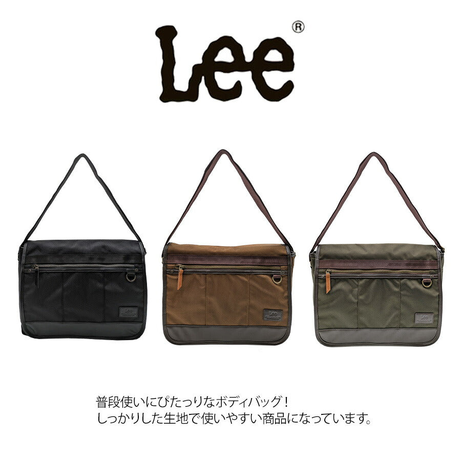 【Lee】320-3283 ショルダーバッグ バッグ 収納 斜め掛け 肩掛け 鞄トラベル 通勤 通学 アウトドア お出かけ 観戦 プレゼント 父の日 誕生日