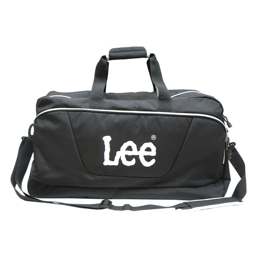 【Lee】320-4840 ボストンバッグ 2WAY 斜め掛け 手持ち かばん カバン 鞄 バッグ シンプル リー ブラック ブラックホワイト 使いやすい かわいい おしゃれ 普段使い 大容量 ユニセックス 修学旅行 旅行 部活 通学 学生