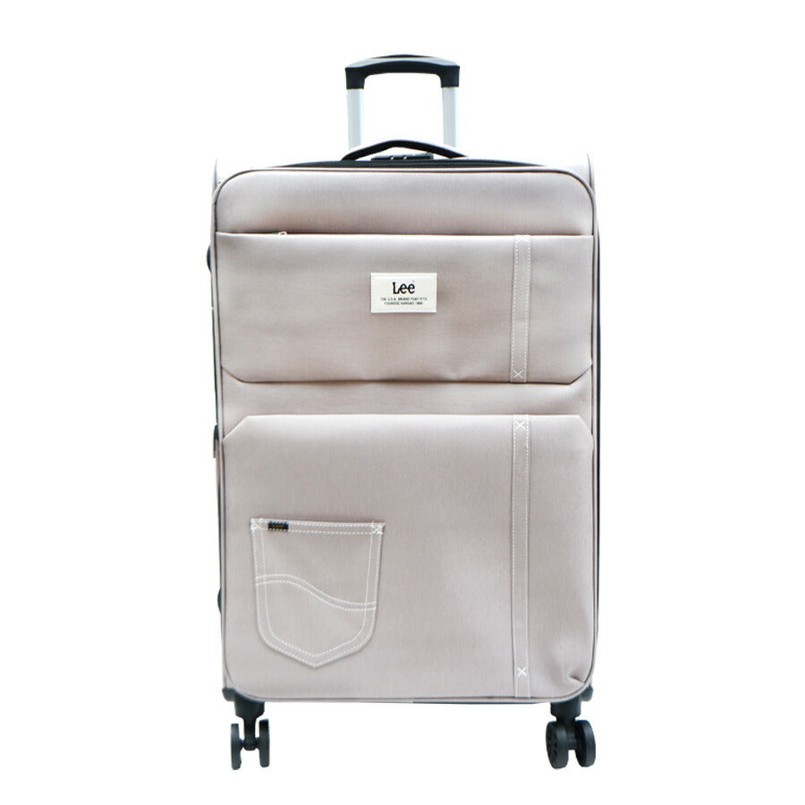 【Lee】320-9031 55L ソフトキャリー 21インチ リー キャリーバッグ 4輪 旅行 お出かけ 2泊 3泊 4泊 5泊 ショッピング 買い物 デニム調 おしゃれ かわいい シンプル かっこいい ユニセックス メンズ レディース プレゼント ギフト