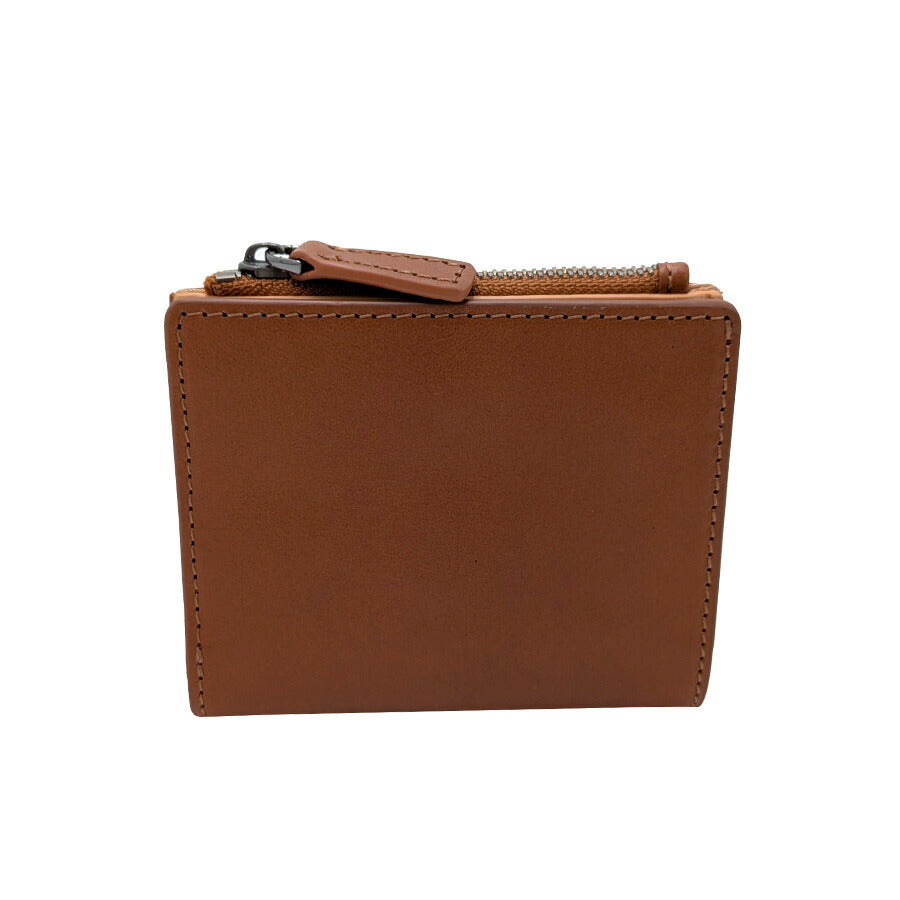 Mahl+81 4m5-1177 ストンプ 二つ折りミニ財布 財布 さいふ サイフ ウォレット 普段使い 使いやすい 牛革 レザー レディース プレゼント ギフト ブラック 母の日