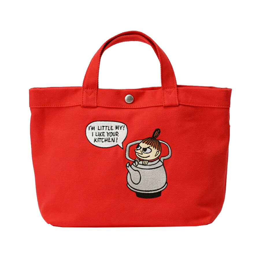【MOOMIN】 rmck01 ハンドバッグ 手持ち 鞄 バッグ コンパクト コットン ムーミン コンパクト ランチバッグ プレゼント 贈り物 ギフト