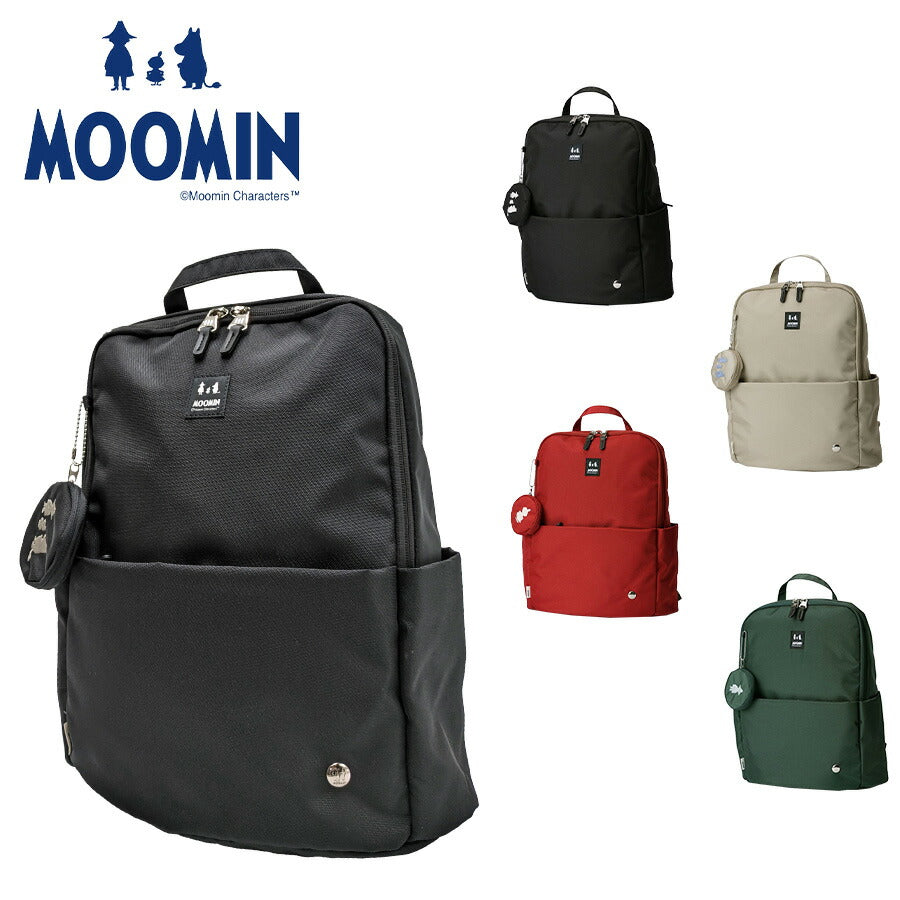 【MOOMIN】 rmnk04 リュック デイパック 持ち手 かばん 肩掛け 通勤 お出かけ バッグ ムーミン ミィ スナフキン ポーチ付き プレゼント 贈り物 ギフト