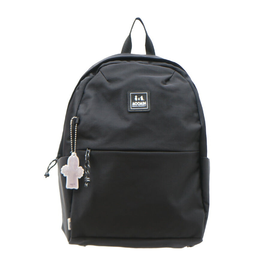 【MOOMIN】RMNL-04 A4 ラウンド型バックパック ムーミン A4 対応 多機能 軽撥水 リュックサック 軽さ 軽撥水 ナイロン キャンプ 屋外 タウン デイバッグ ヌメ革 ロゴの型押 魅力的 背面ポケット付き チェストベルト付き ニョロニョロ リフレクター付き プレゼント 母の日