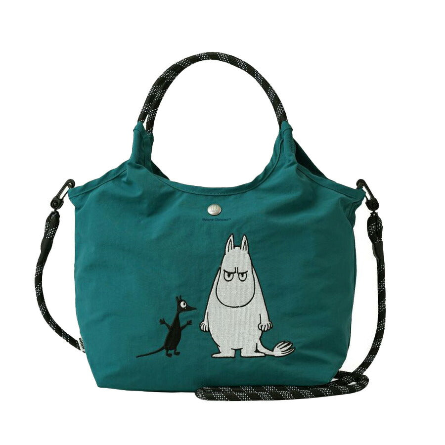 【クリックポスト/時間指定不可】【MOOMIN】rmpk02 ショルダートートバッグ 2WAYバッグ 手持ち 斜め掛け キャラクター レディース ギフト 母の日 ネイビー