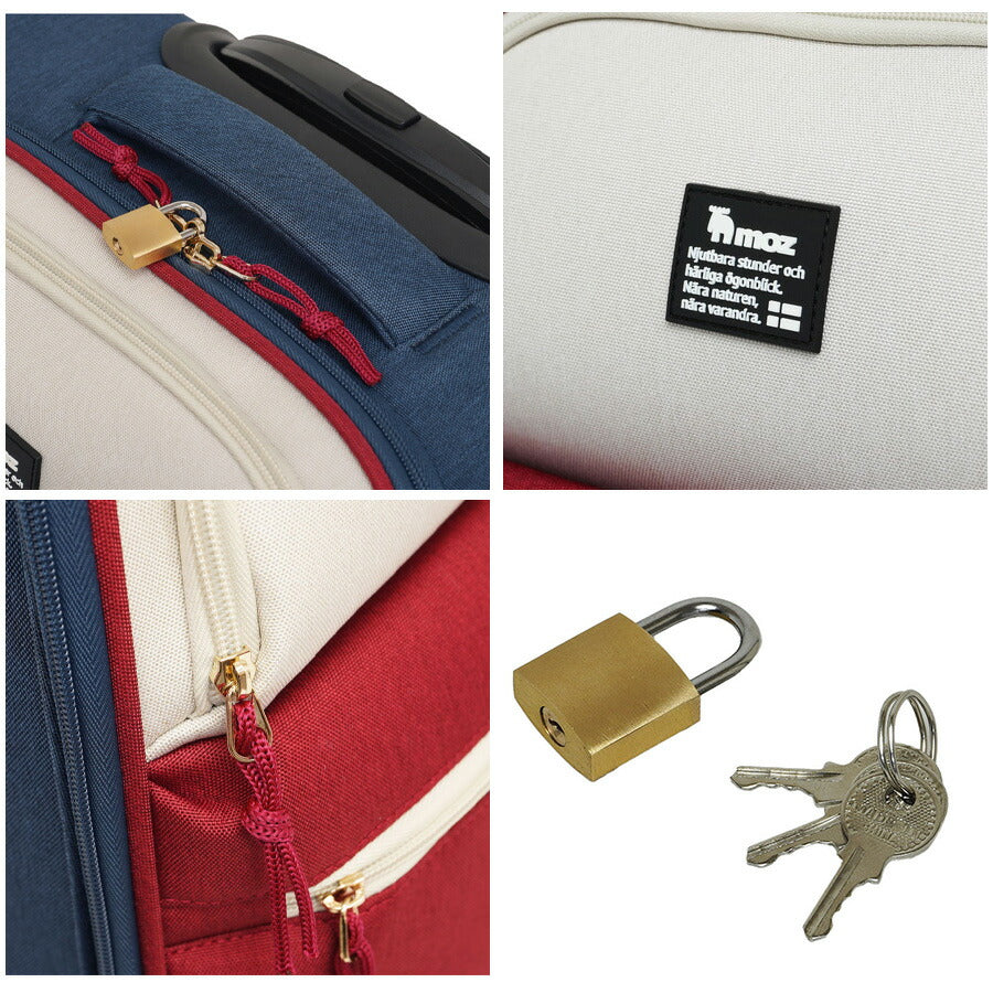 【moz】 mz0239-39 ソフトキャリー 25L コインロッカー対応 機内持ち込み可能 レディース 軽量 国内旅行 かわいい 使いやすい 普段使い プレゼント ブラック