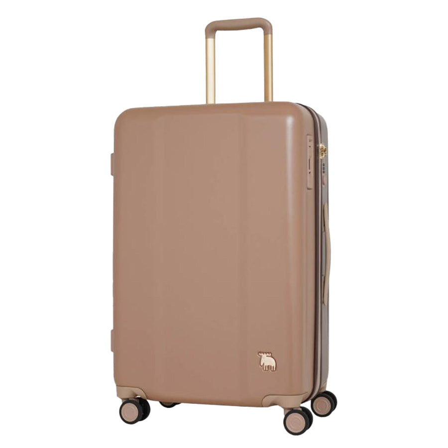 【moz】 mz0844-61 キャリーケース 66L スーツケース レディース キャスター 静音 ストッパー付き TSA 大容量 Mサイズ ブランド プレゼント ブラック 軽量 トラベルバッグ 旅行ケース ギフト 荷物収納