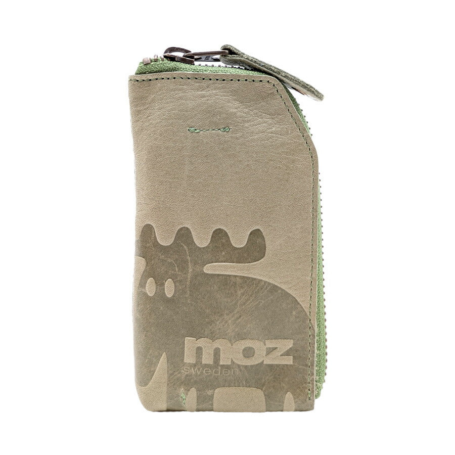 【moz】ZNWE-86074 キーケース 牛革 シンプル モズ グレー グリーン イエロー 使いやすい 普段使い 日常 レディース 母の日 敬老の日 プレゼント ギフト おしゃれ かわいい 便利