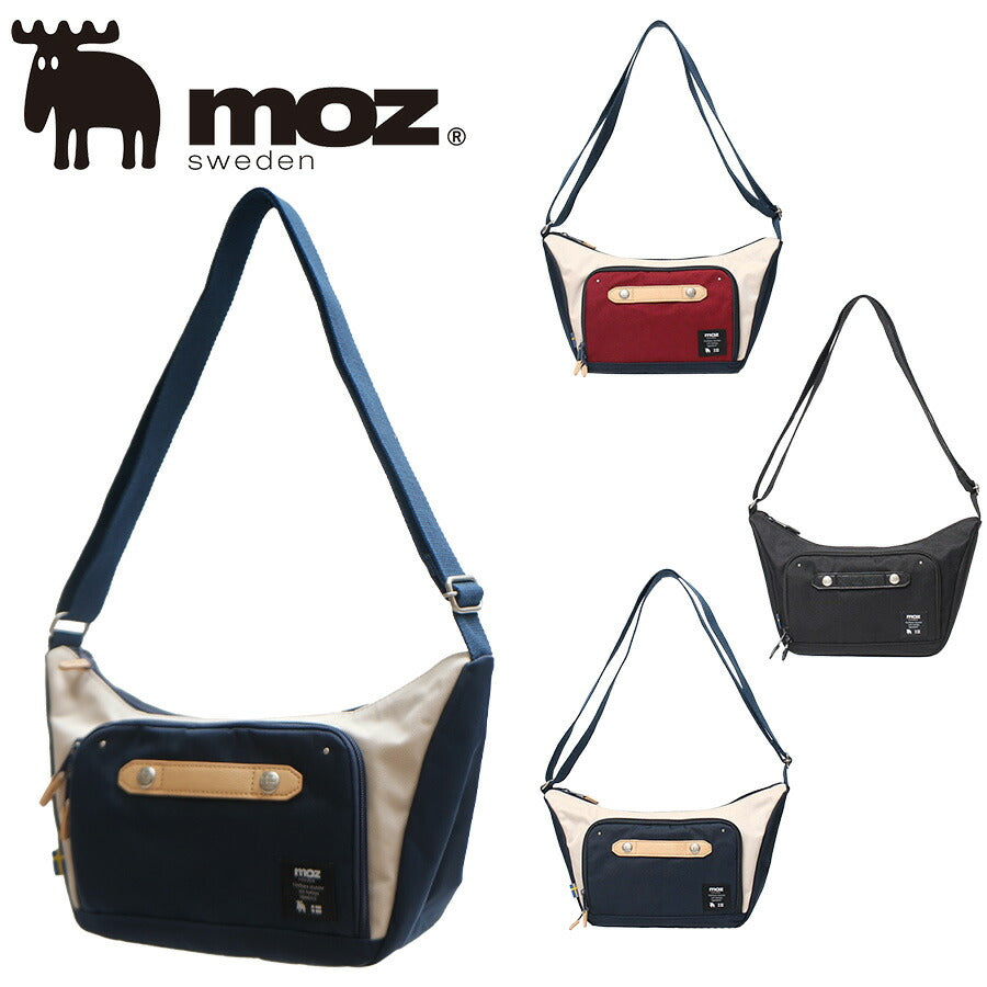 【moz】ZZCI-24L ショルダー 斜めがけ かばん カバン 鞄 バッグ モズ トリコロール ブラック ネイビーオフホワイト かわいい おしゃれ 使いやすい 普段使い 日常 母の日 敬老の日 プレゼント 誕生日 ギフト